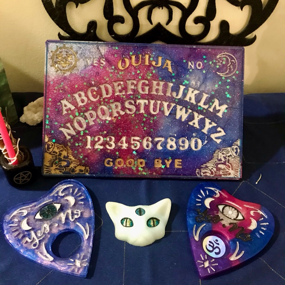 Handmade Resin Ouiji board & Planchette